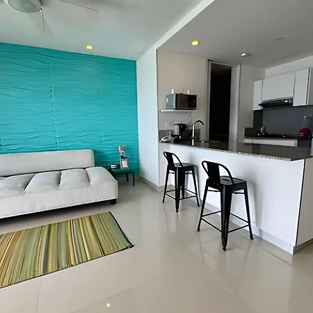 Morros City-espectacular Piso 38 En Bocagrande Apartamento