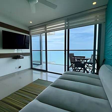 Morros City-espectacular Piso 38 En Bocagrande Apartamento *
