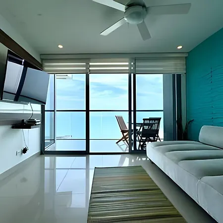 Morros City-espectacular Piso 38 En Bocagrande Apartamento *
