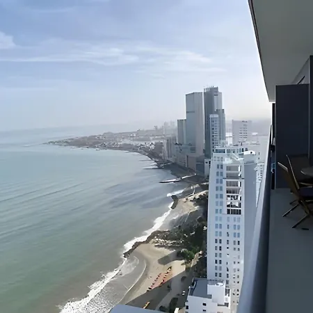 Morros City-espectacular Piso 38 En Bocagrande Apartment